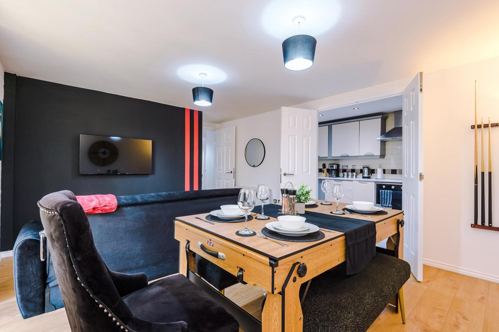 Apartment Fusion, Pool Table, Ps4, 2 Bedrooms
